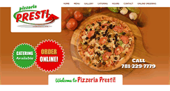 Desktop Screenshot of pizzapresti.com